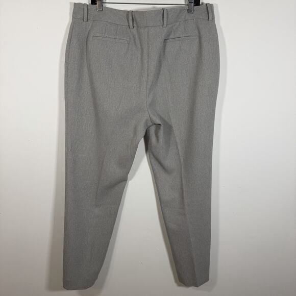 Calvin Klein Slim Fit Gray Dress Pants Slacks Trousers Size 16 Textured Stretch - Picture 7 of 8